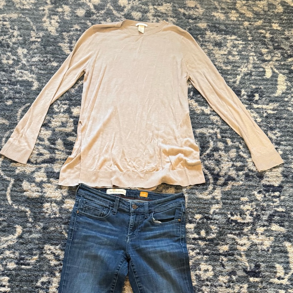H&M cream color tunic